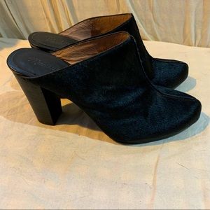 Madewell calf hair heels